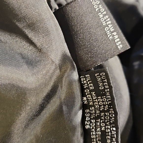 Womens Wilson Leather Experts Collared Leather Bomber Moto Jacket XL - Picture 10 of 10